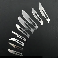 200pcslot 10 11 12 15 20 21 22 23 24 carbon steel surgical blade scalpel knife blade for teaching experiments