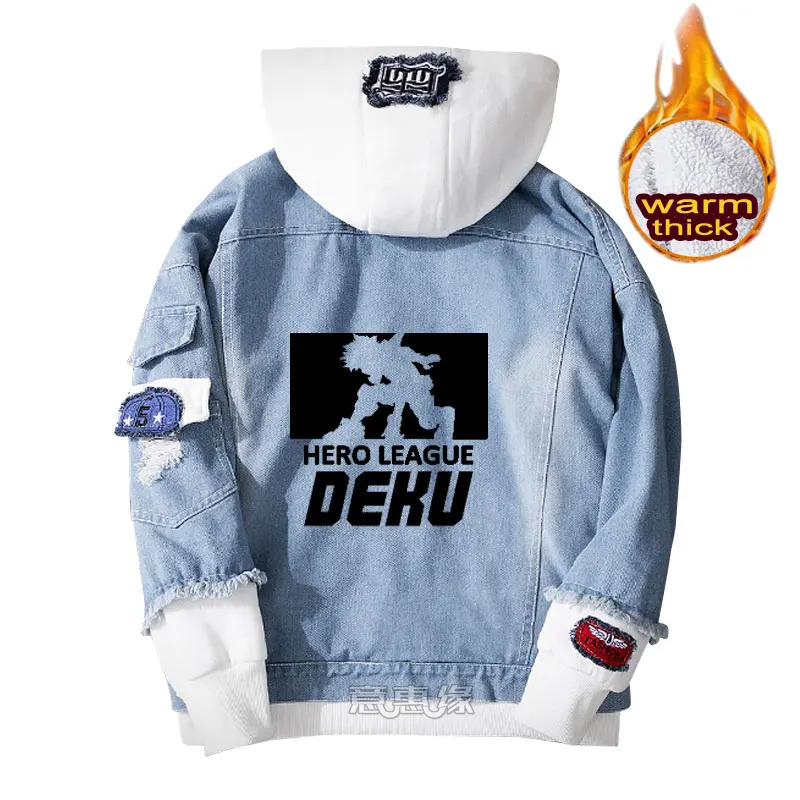 017 Boku No My Hero Academy hoodie Midoriya izku, пальто для косплея, джинсовая куртка для мужчин, зимняя женская джинсовая верхняя одежда, теплая толстовка - Цвет: 017