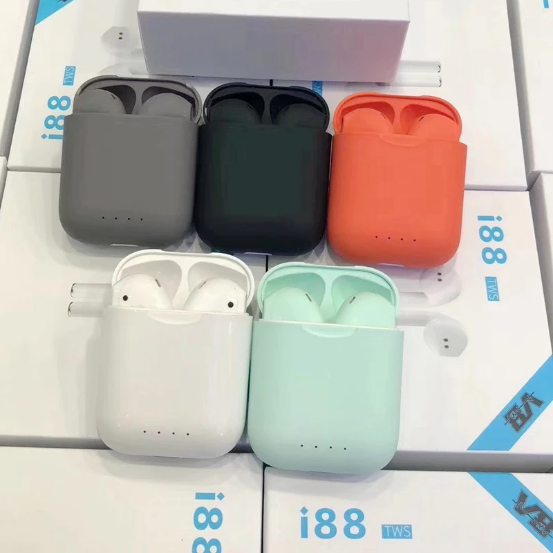 Новейшая V8 Tws Беспроводная Bluetooth 5,0 гарнитура сенсорное управление наушники с окошком всплывающие ups для iPhone PK i10 i12