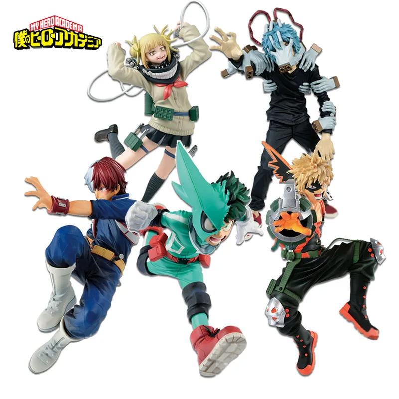

13-20cm My Hero Academia Midoriya Izuku Bakugou Katsuki Shoto Todoroki Shigaraki Himiko Toga Figure Boku No Hero Academia Figure