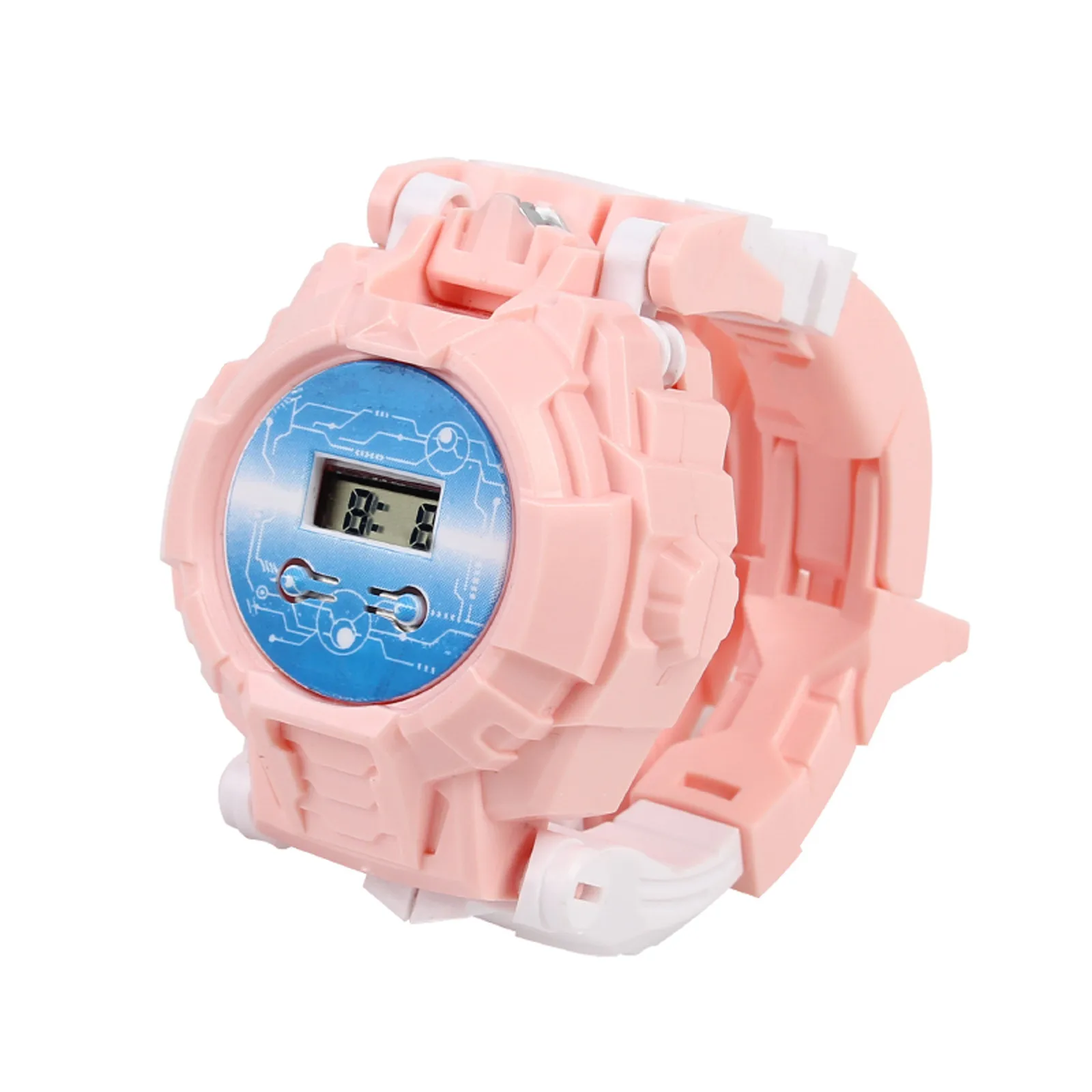 Creative Electronic Robot Watch Cartoon Transformation Wristwatch Toy For Boy Deform Birthday Christmas Gifts | Игрушки и хобби