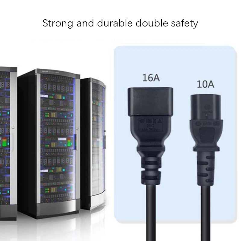 IEC 320 C13 To C20 AC Power Supply Extension Cord Adapter For PDU UPS(1.8M) | Обустройство дома