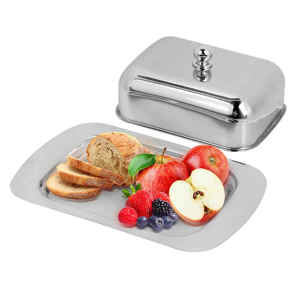 Контейнер для хранения масла TTLIFE 304 из нержавеющей стали контейнер сыра поднос с