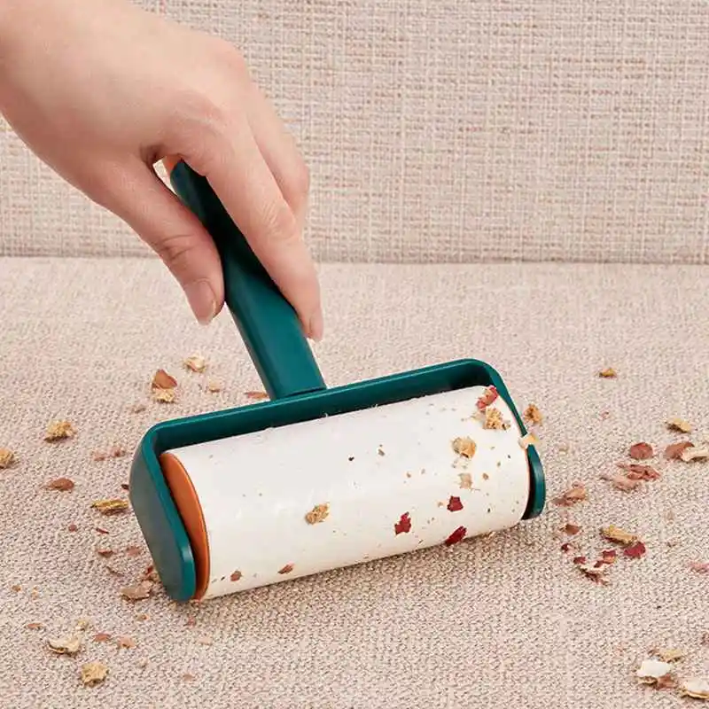 

Square Color-contrasting Sticking Device Tearable Roller Brush Dust Removing Brush Dipping Device Dust Collector