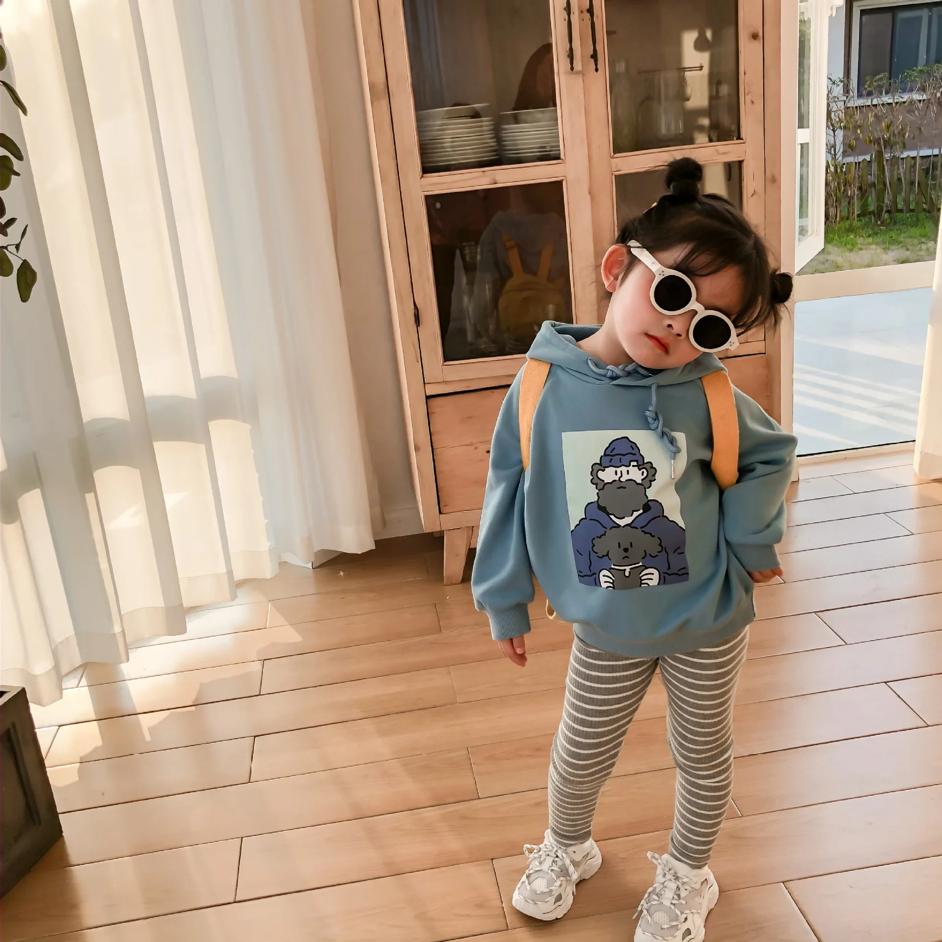 Новое поступление Весенняя Повседневная универсальная Толстовка в Корейском