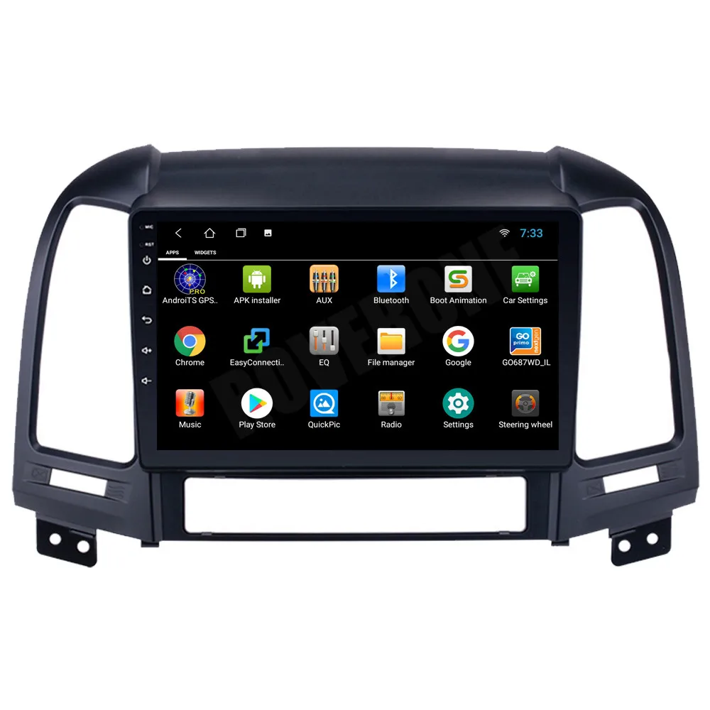 Автомагнитола для Hyundai Santa Fe SantaFe мультимедийный плеер на Android 10 с четырехъядерным