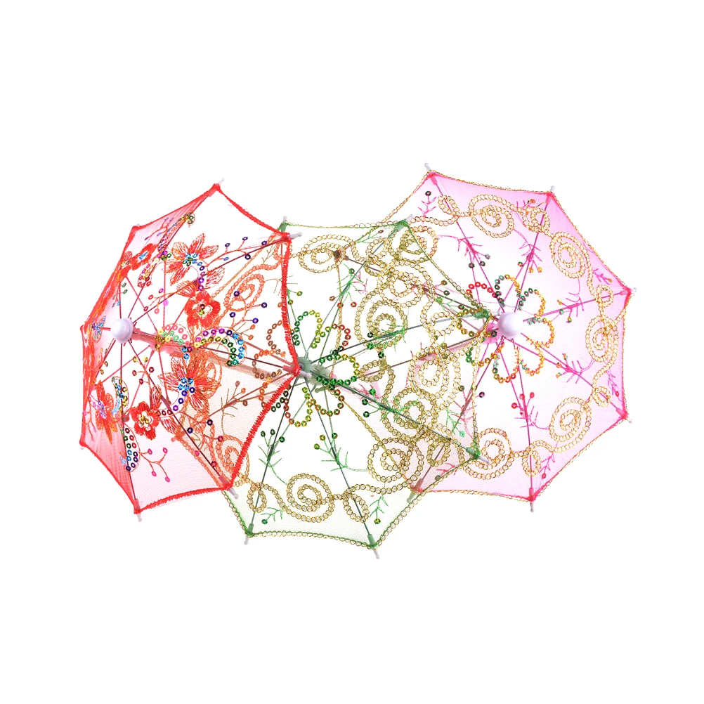 

1Pcs Handmade Doll Umbrella For BJD For 16 Inch And 18 Inch Doll Toys For Doll Accessories Girls Christmas Gift Kids Toys