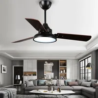 42 48 Inch Led Ceiling Fan With Lamp Lighting Fan Modern Bedroom Living Room Kitchen Decorate Ceiling Fans With Remote Control