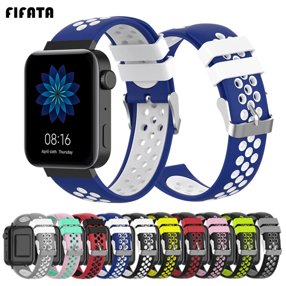 FIFATA ремешок для часов Xiaomi mi Смарт-часы силиконовый Watch новинка 2019 сменный Браслет