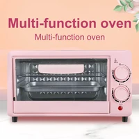 mini electric baking oven for kitchen 12l timer switch ovens household appliances frying pan baking pizza cheese barbecue kx09