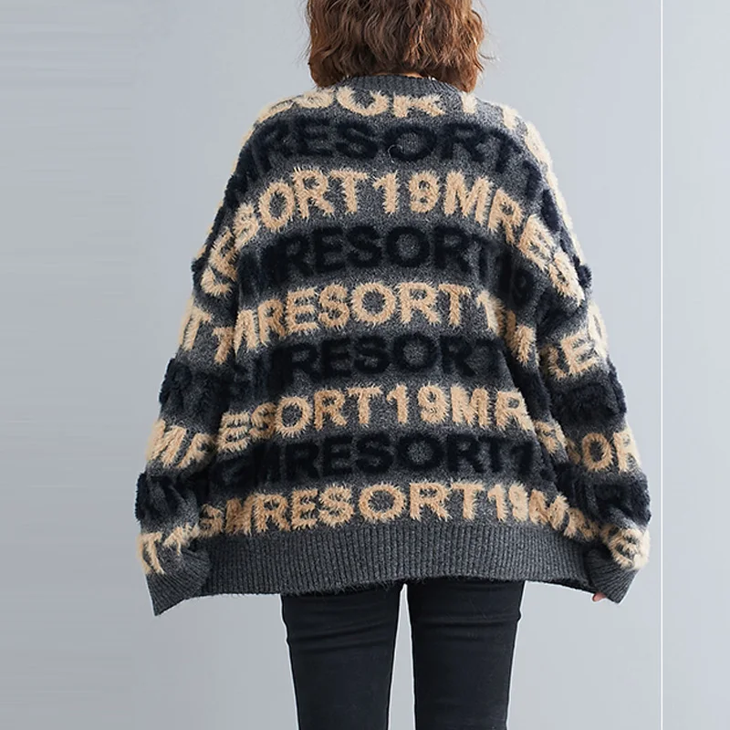 

One Piece Sweater Women 2020 Autumn Winter Thick Korean Plus Size Pullovers Sweaters Oversize Harajuku Loose Jumper Warm Femme