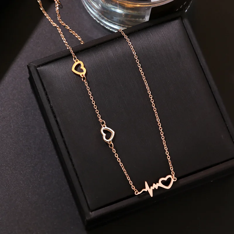 Ожерелье из титановой стали в японском и южнокорейском стиле 2020 Новая модная