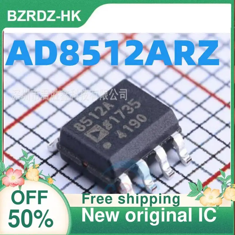 

1-20PCS AD8512AR AD8512ARZ AD8512 SOIC-8 New original IC Amplifier chip