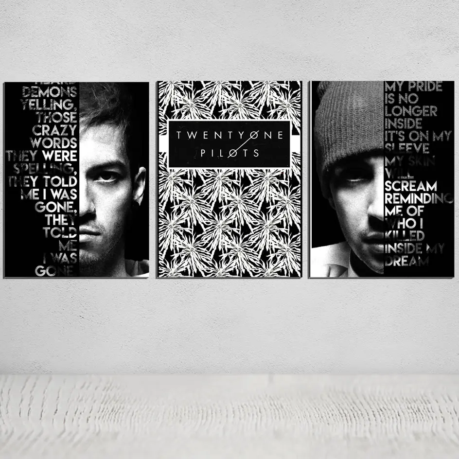 Двадцать один летчик Холст Картина плакаты и принты искусство лучшее место для