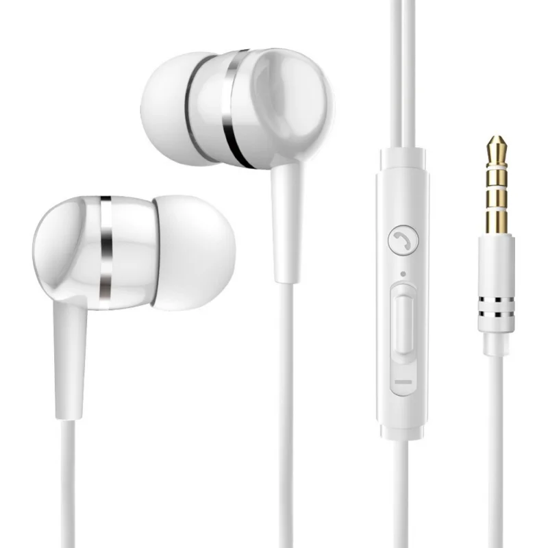 Вставные 3 5 мм кнопки управления наушниками портативный тяжелый НЧ проводная