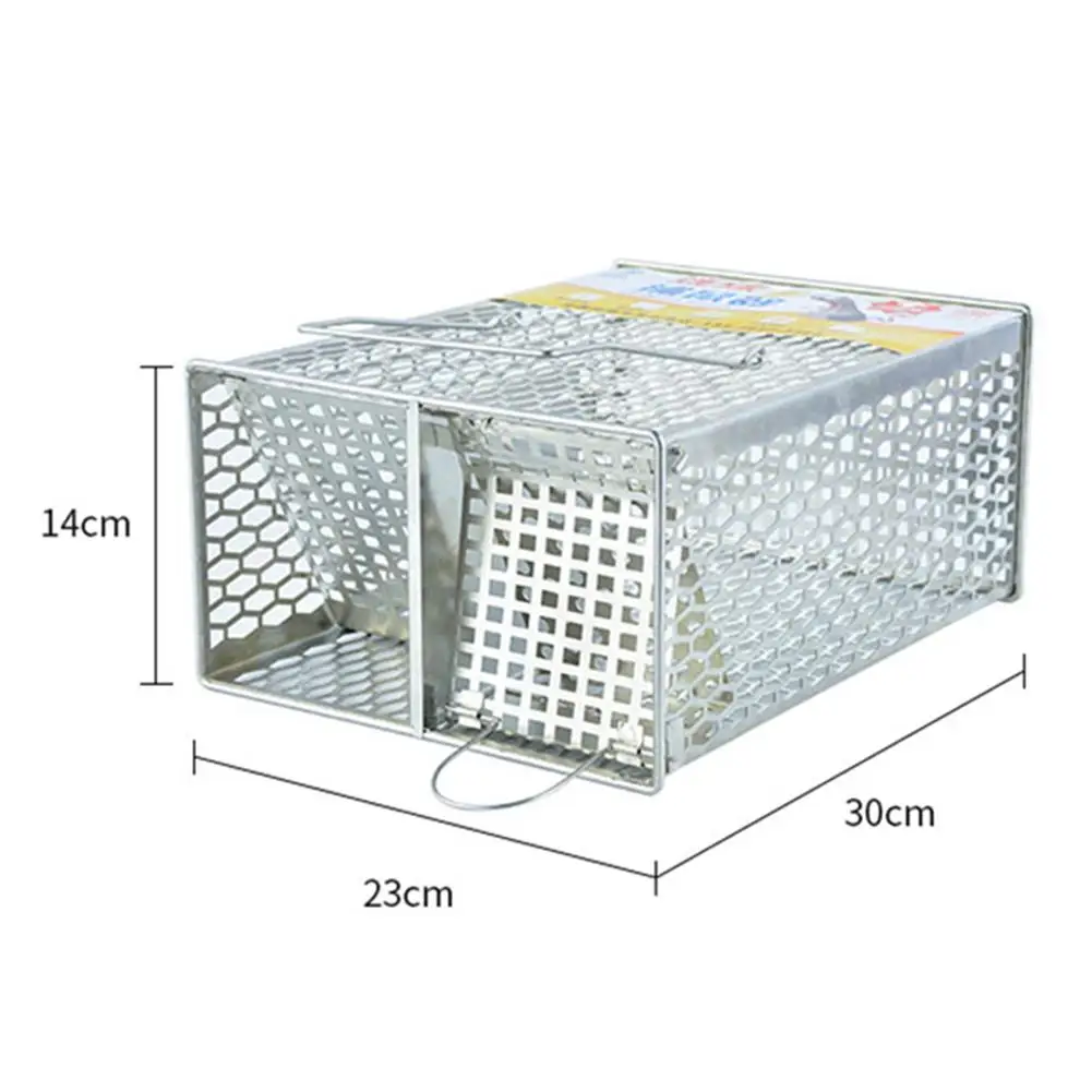 Большой Мышь клетка многоразовые автоматический ловушка супер прочная для мыши