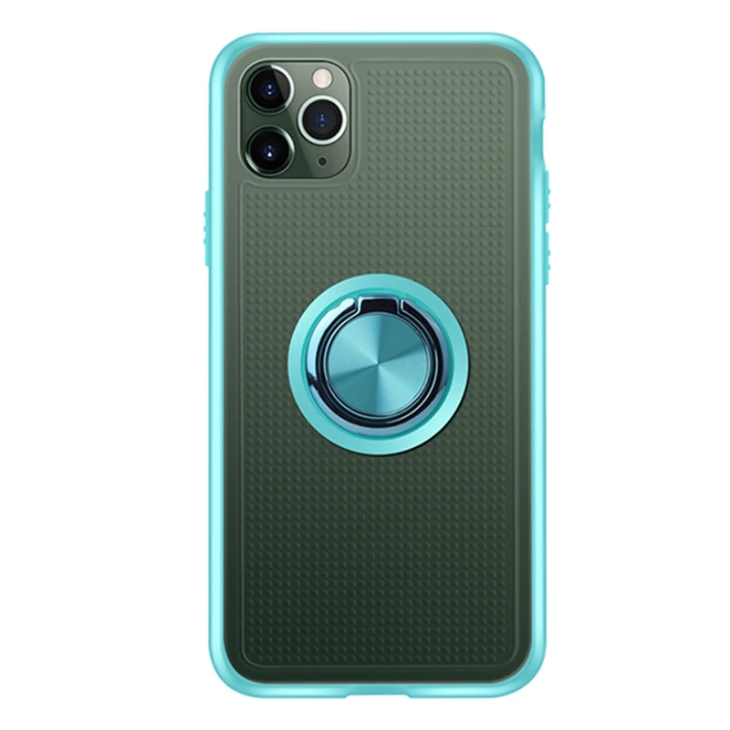 Sky Blue Противоударный чехол OTAO с магнитным кольцом для iphone XS MAX XR X 8 7 6 6S Plus, жесткая задняя крышка для iphone 11 Pro MAX, чехол s Coque - Цвет: Sky Blue