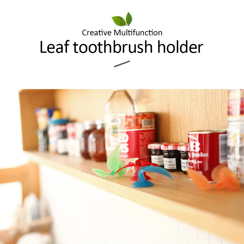 Многофункциональная присоска Тип лист Зубная щётка стеллаж для выставки товаров