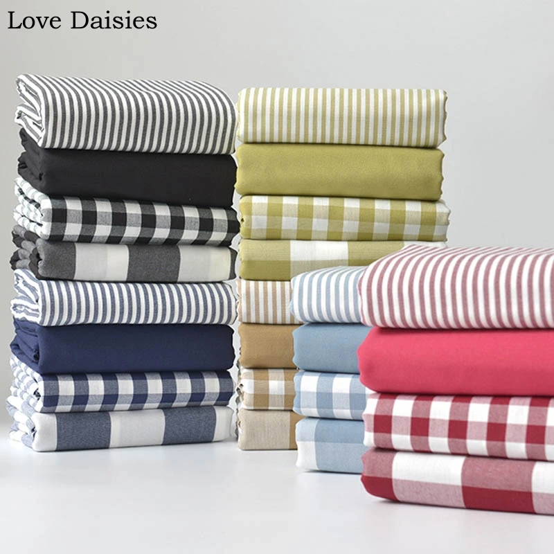 

Однотонный зеленый, синий, черный, зеленый, хаки, красный в клетку хлопок/полиэстер, плотная ткань для покрытия дивана, скатерть, подушка, сумка для рукоделия