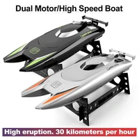 nyr electronic rc boat remote control high speed radio speedboat racing ship rechargeable street racing boat 24ghz