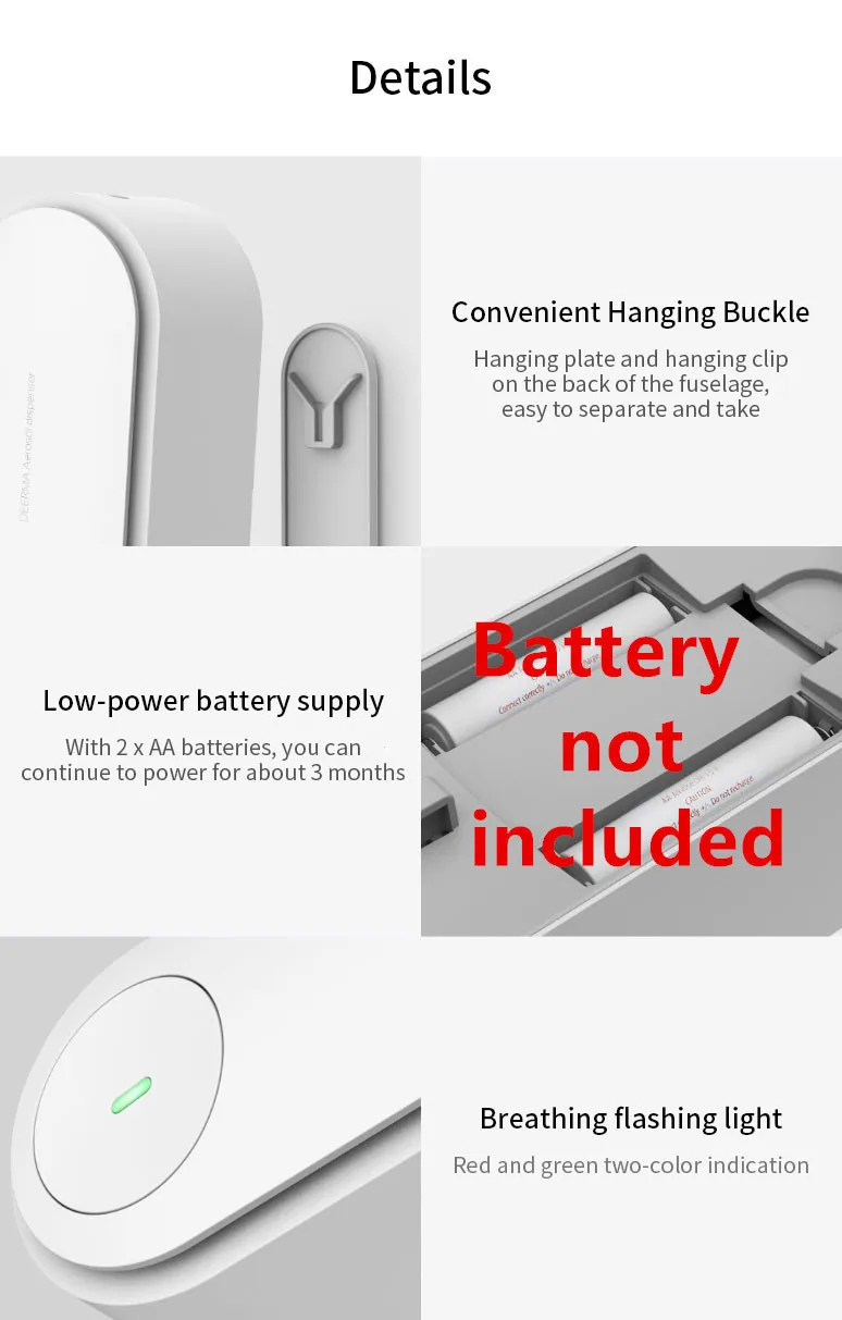 Xiaomi Deerma Slide Up автоматический аэрозоль диспенсер две модели управление ароматом стойкий ароматный удалить запах офис семья H30