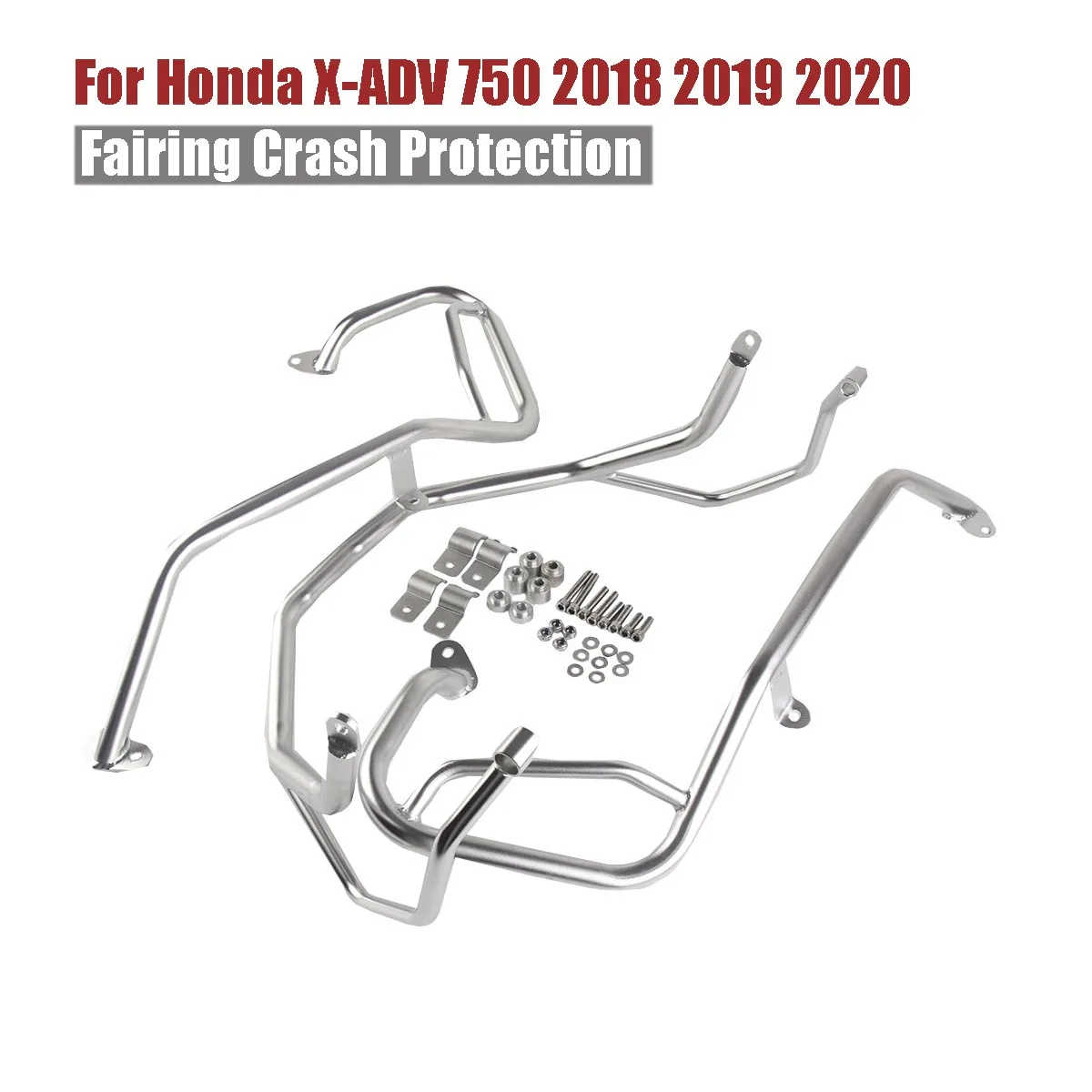 

For HONDA XADV 750 X-ADV750 X-ADV 2018-2020 Highway Crash Bar Guard Front Side Bumper Buffer Fairing Protector Scooter Accessory
