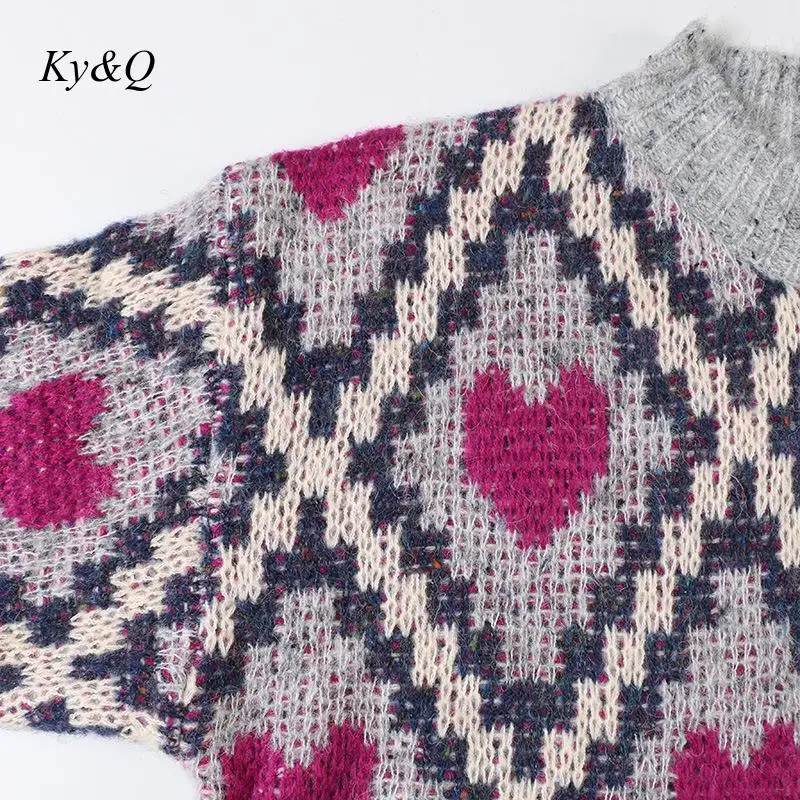 Высококачественный Женский модный винтажный пуловер Зимний Рождественский