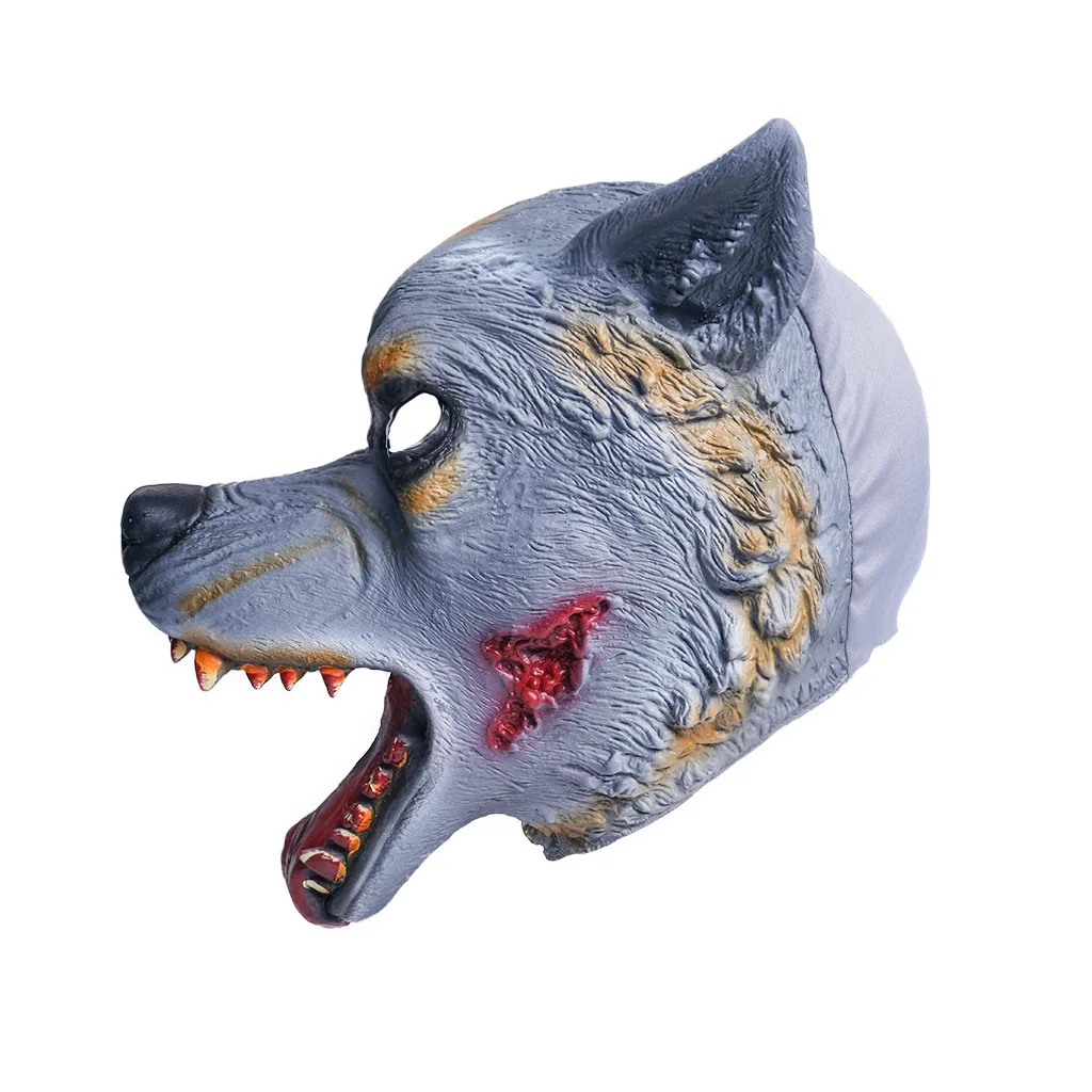 

Cosplay Personalized Party Werewolf Latex Headgear Halloween Masquerade Stage Props Set