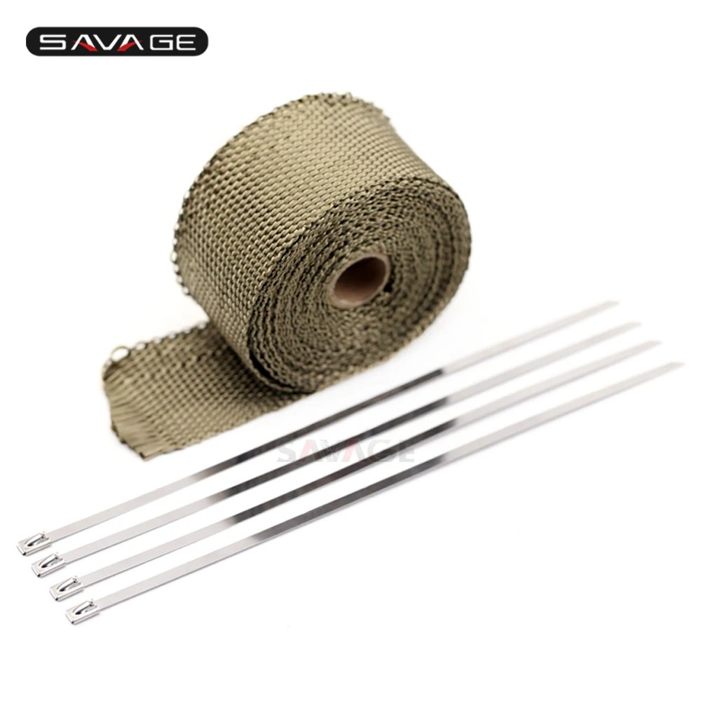 Выхлопной коллектор трубы Обёрточная бумага лента для 790 DUKE 690 ENDURO/R DUKE/R SMC R