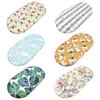 baby moses basket sheet printing mini cradle bedding protector crib care changing table pad mattress removable cover