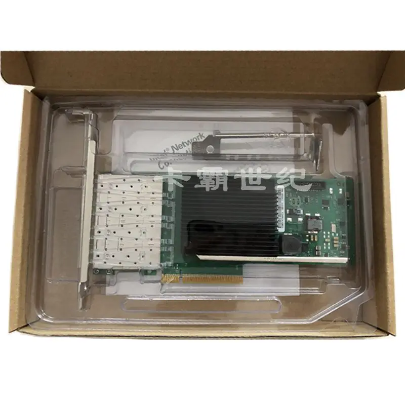 

New box X710-DA4 PCI-E 8 10G four-port SFP server fiber network