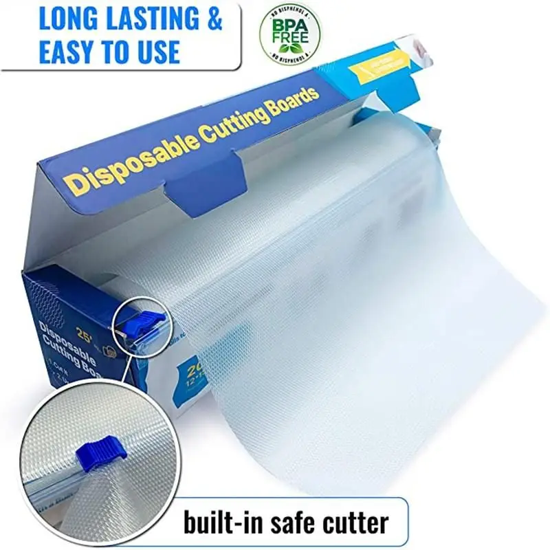 Одноразовая пластиковая разделочная доска для кухни разделочные прозрачные