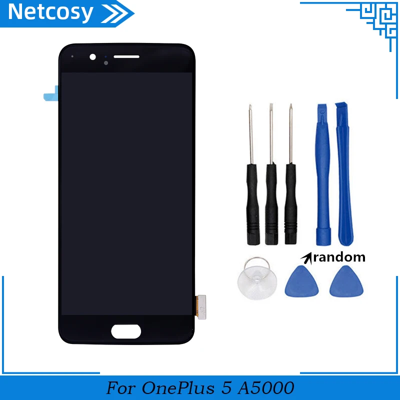

For OnePlus 5 A5000 5.5 inch LCD Display+Touch Screen Digitizer Assembly Replacement For 1+ Oneplus 5 A5000 LCD Screen + Tools