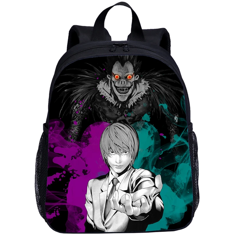Детские школьные ранцы с мультипликационным принтом Death Note крутой рюкзак для