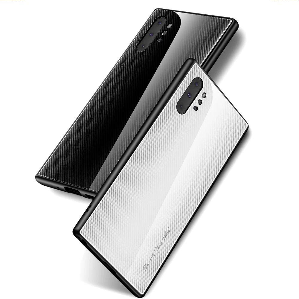 Чехол из закаленного стекла для телефона Samsung Note 10 S20 Plus Ultra 9 8 стеклянный чехол Galaxy