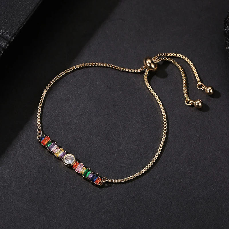 CUTEECO новый дизайн теннисные браслеты для женщин розового золота серебряного