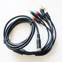 1 8m game console replacement rgbsrgb cable color monitor component cable for sega md2 game machine accessories