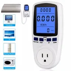 Измеритель мощности ZK30, 220 В переменного тока, цифровой ЖК-дисплей, измеритель мощности, мощность в розетке кВтч счетчик энергии FR US UK AU BR