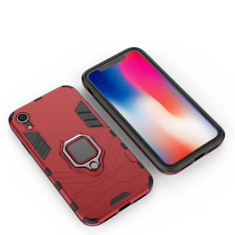Супер бронированный дизайн Жесткий Чехол для iPhone XR XS MAX чехол телефона