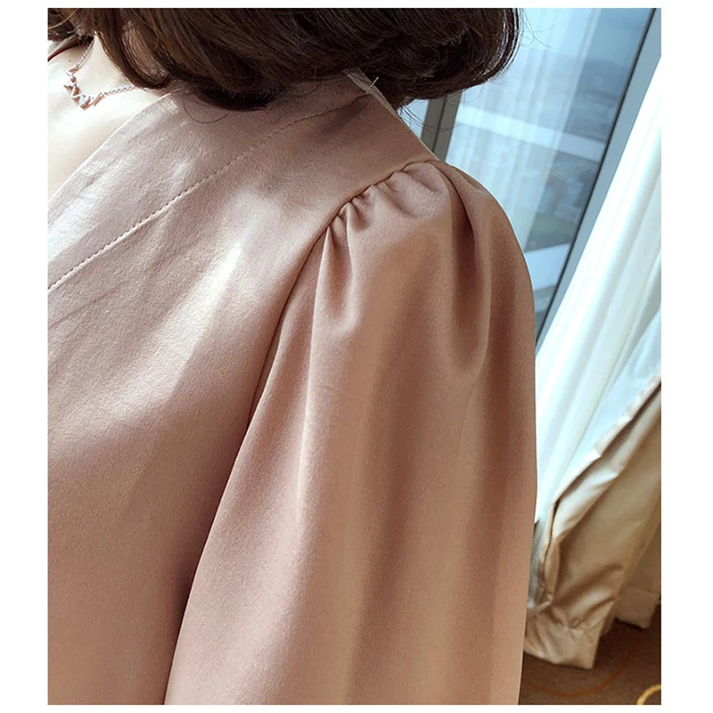 Blusas Mujer De Doda 2019 блузы с длинным рукавом женские рубашки на пуговицах пышным