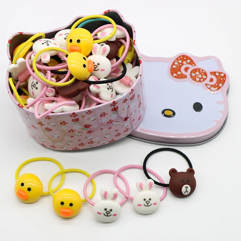 Милые детские аксессуары для волос hello kitty, набор повязок на голову, заколки для волос, повязка на голову, ожерелье, браслет, ювелирный набор, подарок на день рождения для девочек