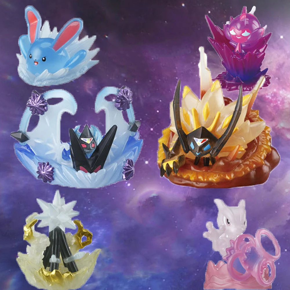 Оригинальная кукла покемон пвх экшн фигурка гасяпон сологалио пуаполюс Mewtwo Xurkitree