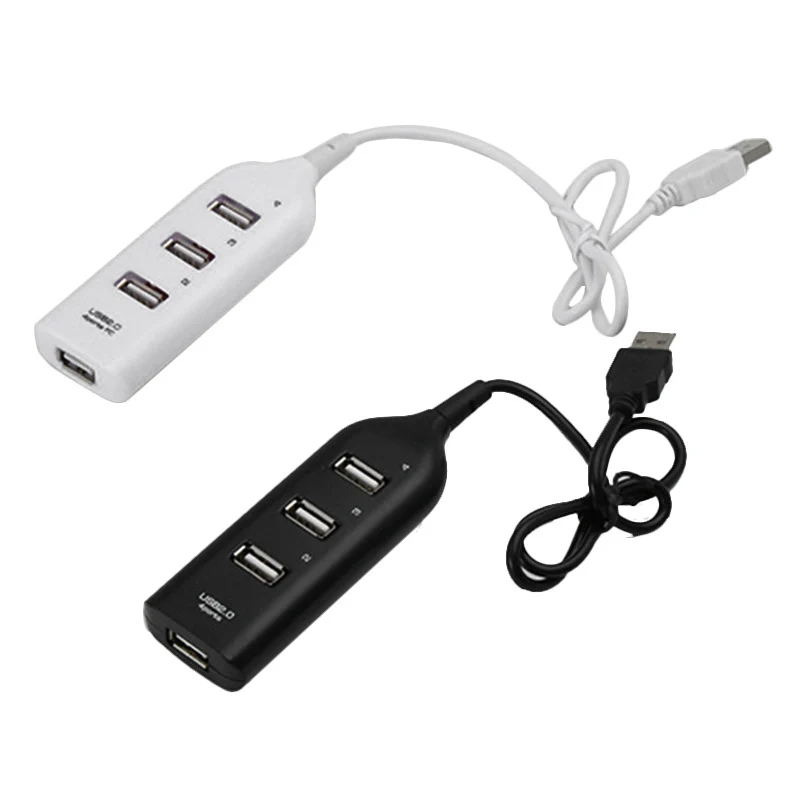Мини Hubigh Скорость 4 Порты и разъёмы USB 2 0 Multi HUB Мощность Зарядное устройство