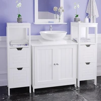 bathroom vanity cabinet under sink storage cabinet with doors vanity unit floor standing toilet home furniture 60x30x60cm