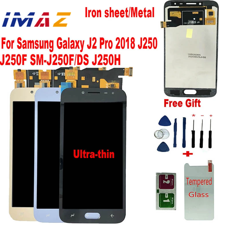 IMAZ металлический для Samsung Galaxy J2 Pro 2018 J250 J250F J250H SM-J250F/DS ЖК-дисплей сенсорный экран