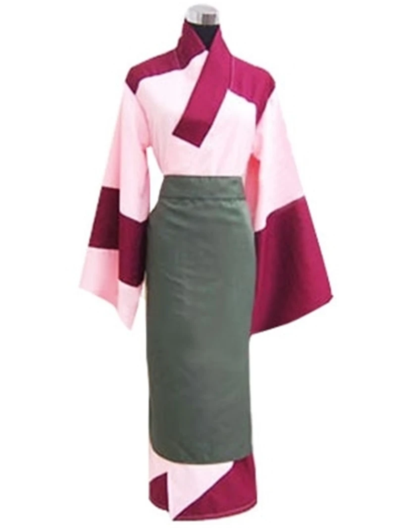 Japanese Style Anime Inuyasha Sango Kimono Cosplay Costume Stage Party Performance Decor for Women Girl Christmas Gift |