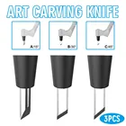 Режущие инструменты для рукоделия, 3 шт., вращающееся на 360 градусов лезвие, резак для бумаги, 3 сменных лезвия, режущее лезвие, режущий инструмент сделай сам для скрапбукинга