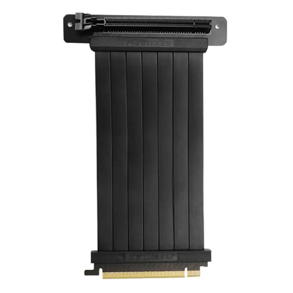 

Phanteks PR22 PCI-E x16 удлинитель для видеокарты вертикально 180 ° до 90 ° 220 мм, 600 мм подходит для RTX2080Ti/2070 анти-помех