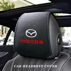 Чехол на подголовник автомобиля, накидка на шею, для Mazda Axela 2 3 MS 6 CX-5 CX3 CX5 Axela demio C, 2 шт.