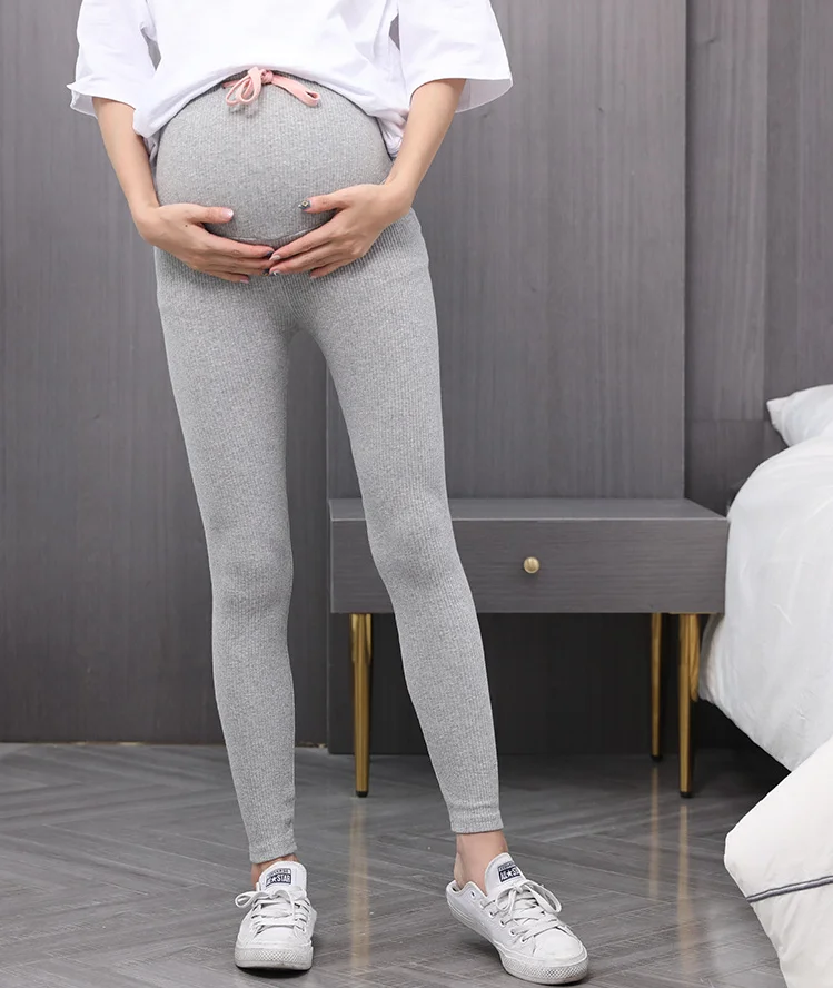 Брюки-Карандаш для беременных эластичные леггинсы талии живота | Мать и ребенок